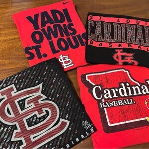 Men’s St. Louis Cardinals NIKE MLB Shirt Lot Collection Genuine Merchandise XXL
